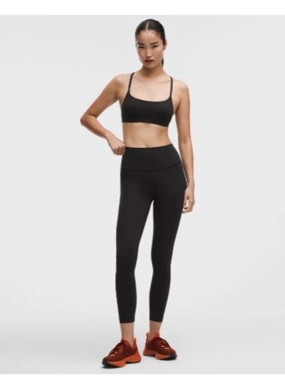 Lululemon Wunder Train High-Rise Leggings Black 25” Size 6